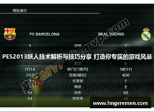 PES2013妖人技术解析与技巧分享 打造你专属的游戏风暴 PES2013妖人技术解析与技巧分享 打造你专属的游戏风暴